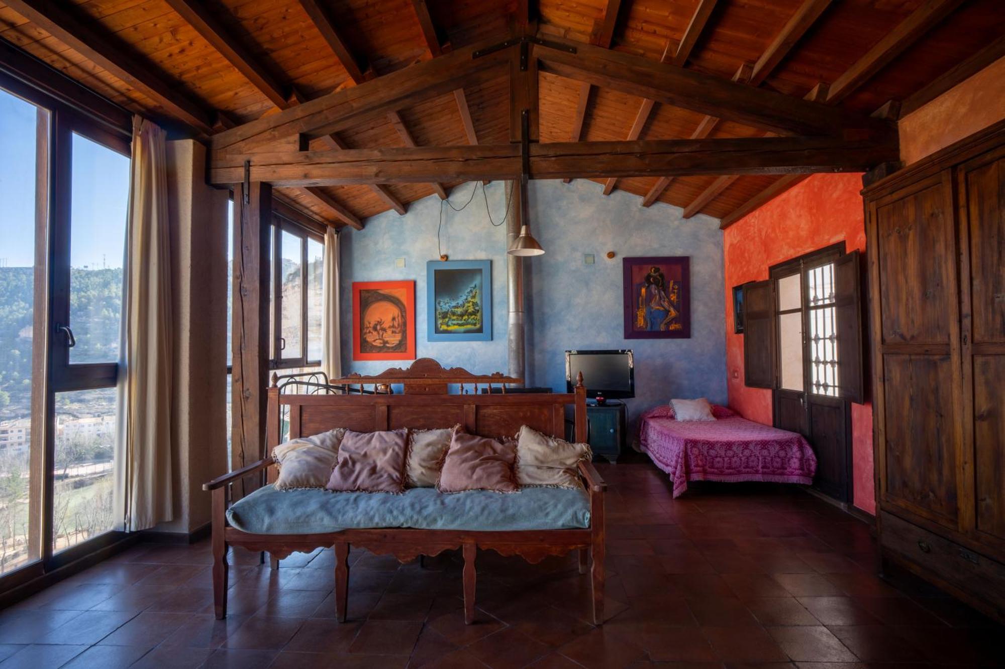 Casa Rural Los Ventanales Alcala del Jucar Bagian luar foto