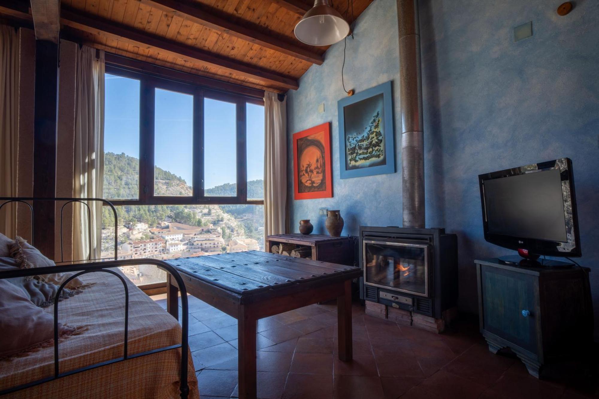 Casa Rural Los Ventanales Alcala del Jucar Bagian luar foto